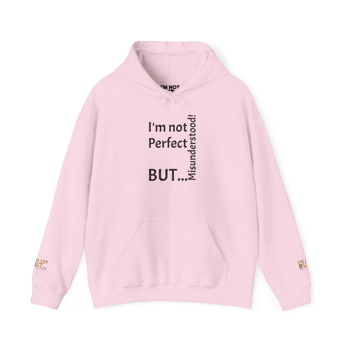 « Je ne suis pas parfait, MAIS incompris ! » - Sweat-shirt à capuche unisexe Heavy Blend™ 