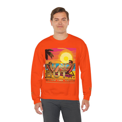 "Edição Especial – Sunset" - Sweatshirt Unissexo Heavy Blend™ com Gola Redonda