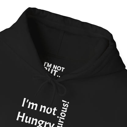 "I'm Not Hungry, But... Snack-Curious!"- Sweatshirt Unissexo Heavy Blend™ com Capuz