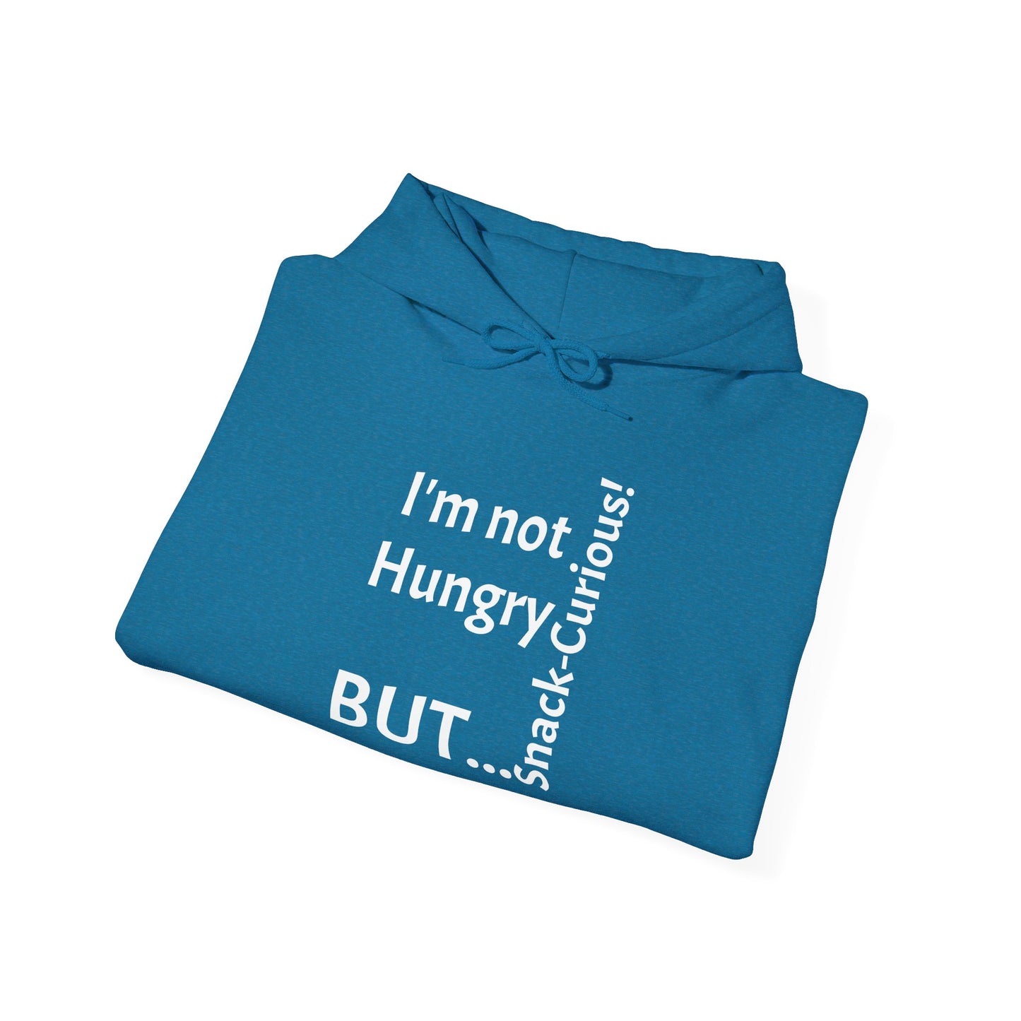 "I'm Not Hungry, But... Snack-Curious!"- Sweatshirt Unissexo Heavy Blend™ com Capuz