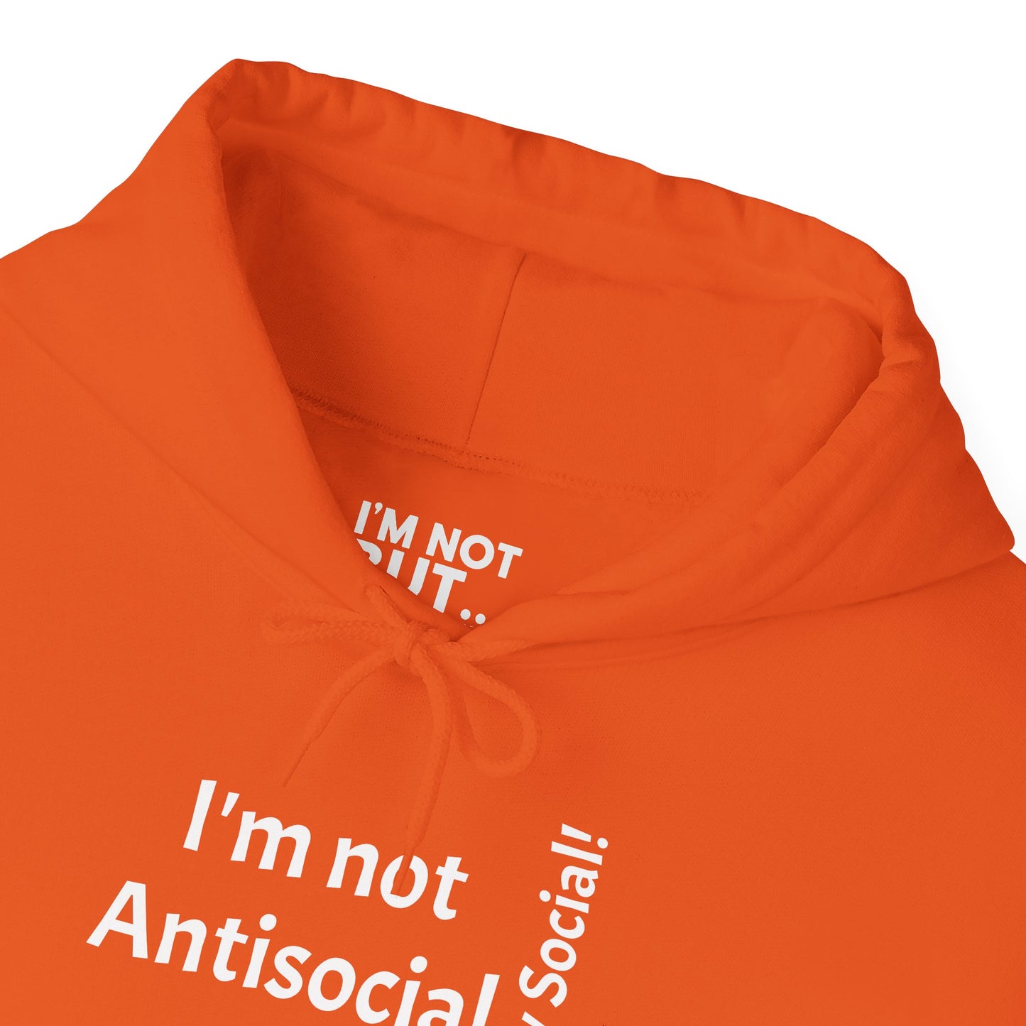 « Je ne suis pas antisocial, MAIS sélectivement social ! » - Sweat-shirt à capuche unisexe Heavy Blend™ 