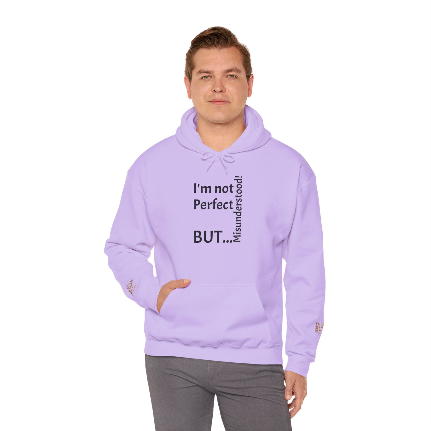 "I'm not Perfect, But... Misunderstood!" - Sweatshirt Unissexo Heavy Blend™ com Capuz