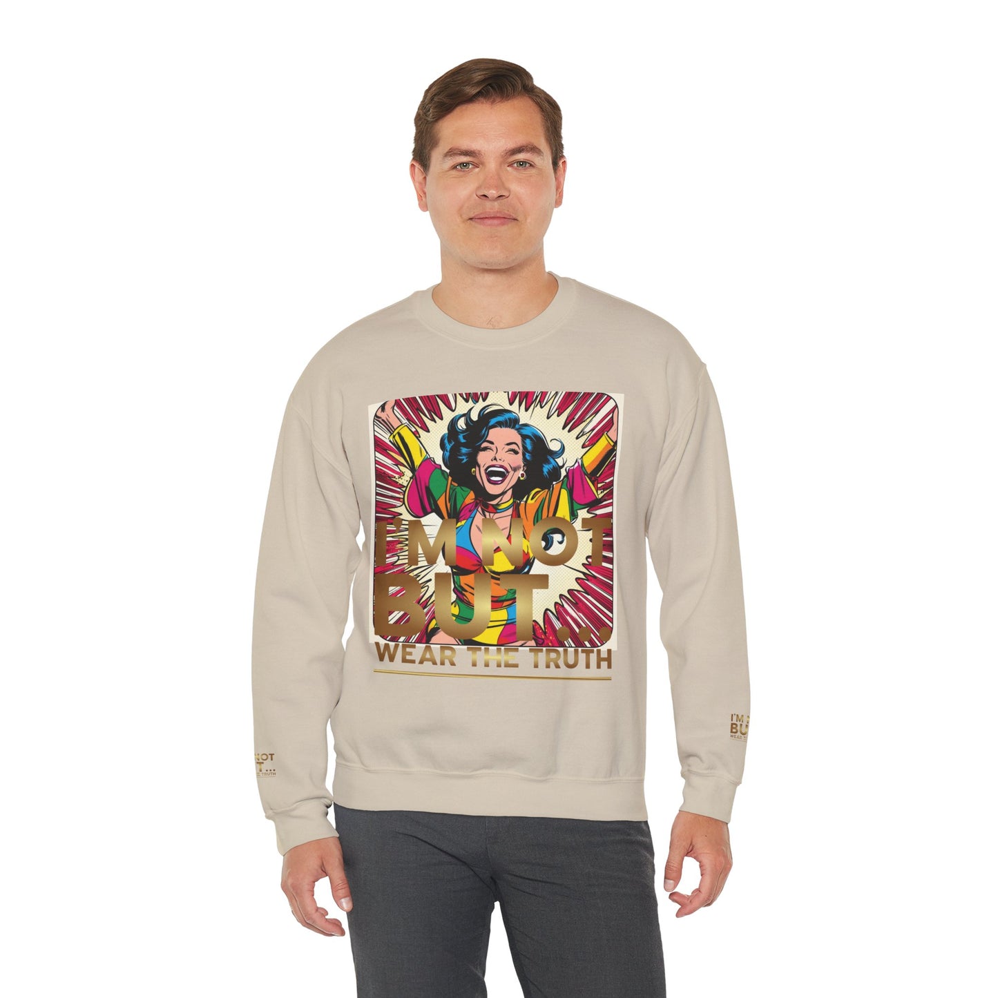 "Edição Especial –Boom! Expressa-te" - Sweatshirt Unissexo Heavy Blend™ com Gola Redonda