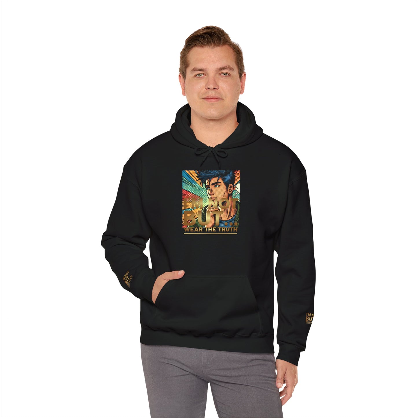 "Edição Especial –Olhar Determinado" - Sweatshirt Unissexo Heavy Blend™ com Capuz