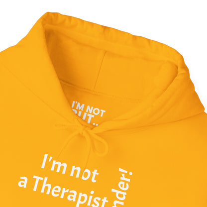 "I'm Not a Therapist, But a Bartender!" - Sweatshirt Unissexo Heavy Blend™ com Capuz