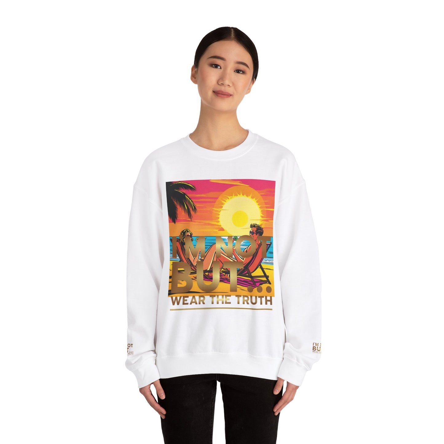 "Edição Especial – Sunset" - Sweatshirt Unissexo Heavy Blend™ com Gola Redonda