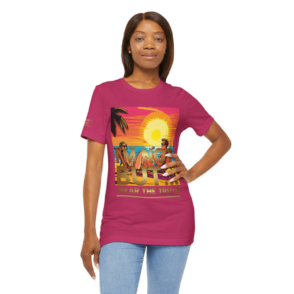 "Edição Especial – Sunset" - T-Shirt Unissexo de Manga Curta em Jersey