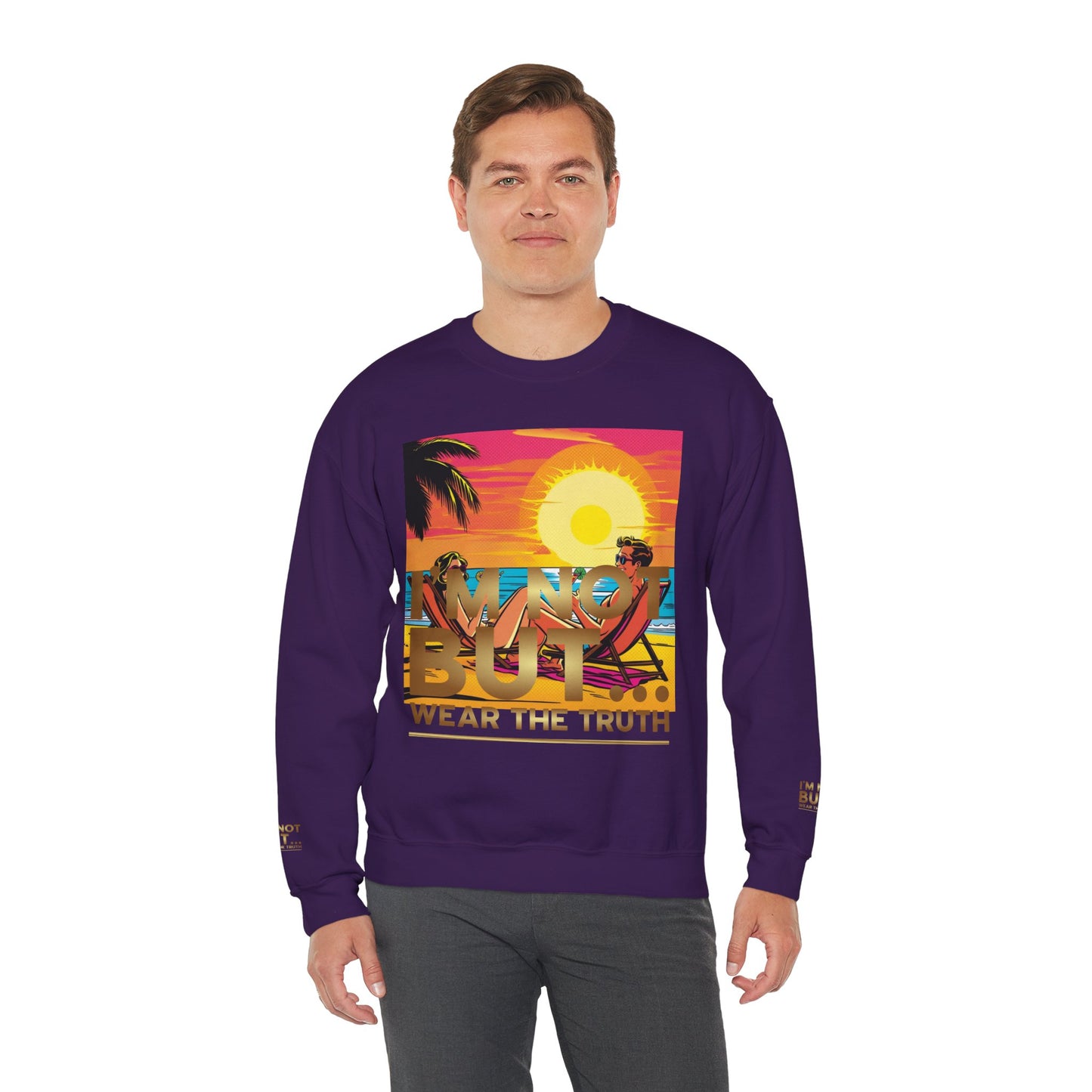 « Édition spéciale – Sunset » – Sweat-shirt ras du cou unisexe Heavy Blend™ 