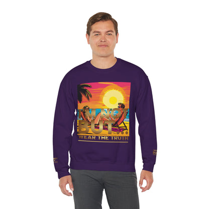 "Edição Especial – Sunset" - Sweatshirt Unissexo Heavy Blend™ com Gola Redonda