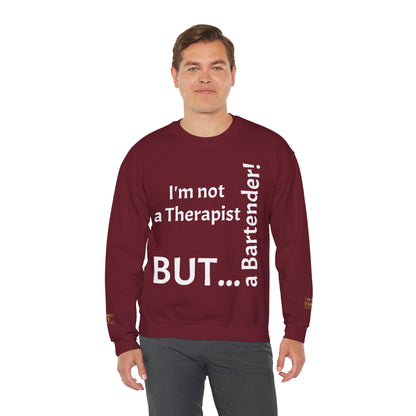 "I'm Not a Therapist, But a Bartender!" - Sweatshirt Unissexo Heavy Blend™