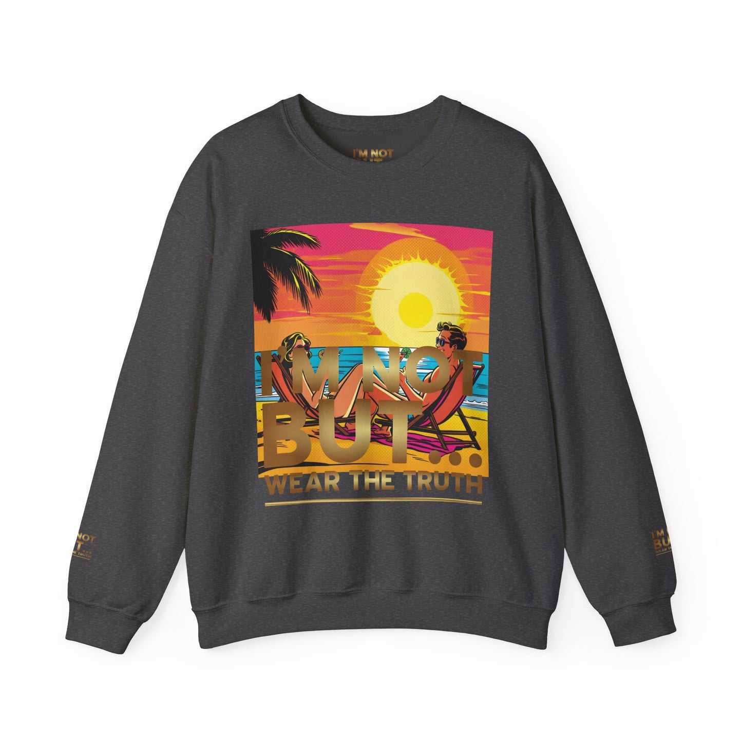 "Edição Especial – Sunset" - Sweatshirt Unissexo Heavy Blend™ com Gola Redonda