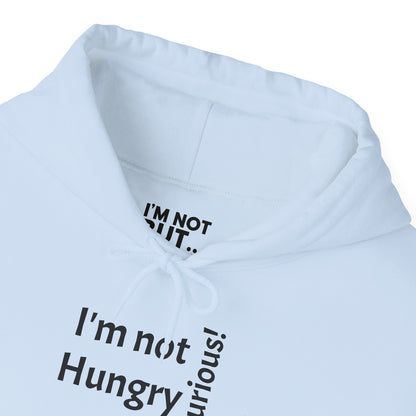 "I'm Not Hungry, But... Snack-Curious!" - Sweatshirt Unissexo Heavy Blend™ com Capuz