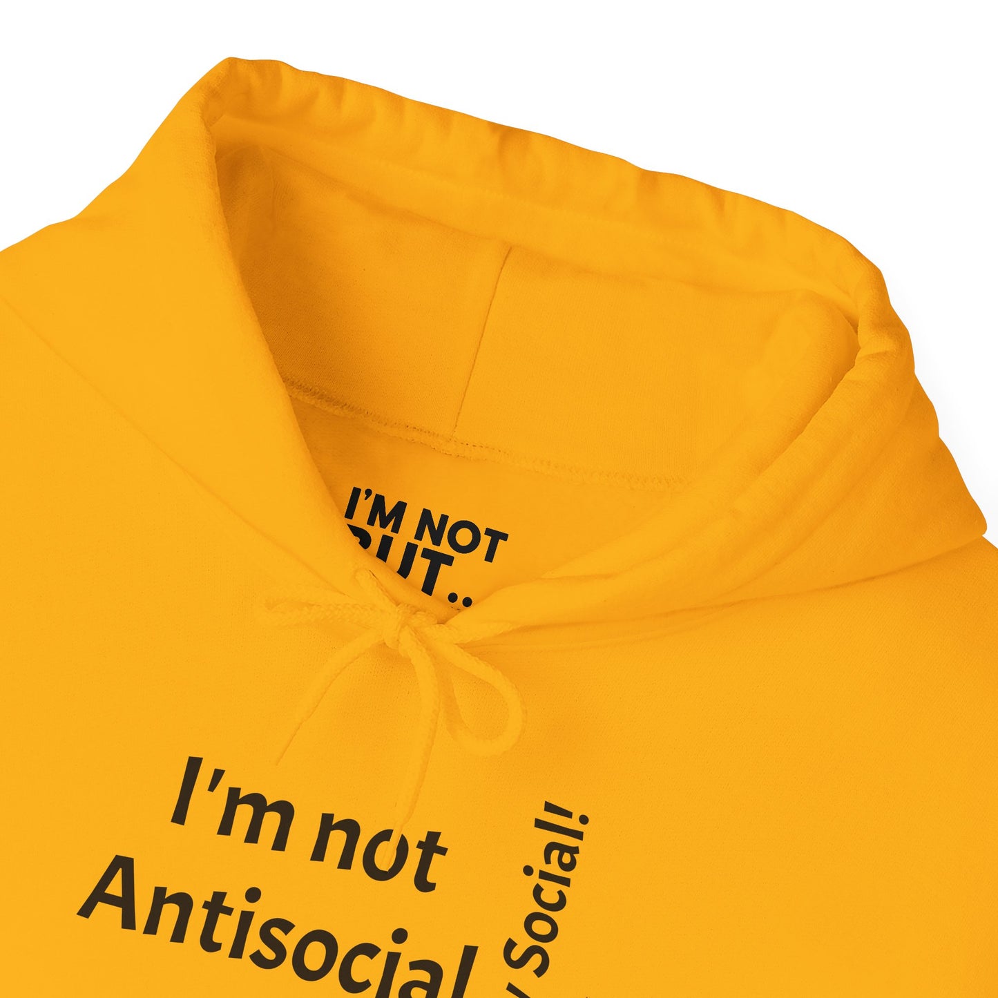 « Je ne suis pas antisocial, MAIS sélectivement social ! » - Sweat-shirt à capuche unisexe Heavy Blend™ 