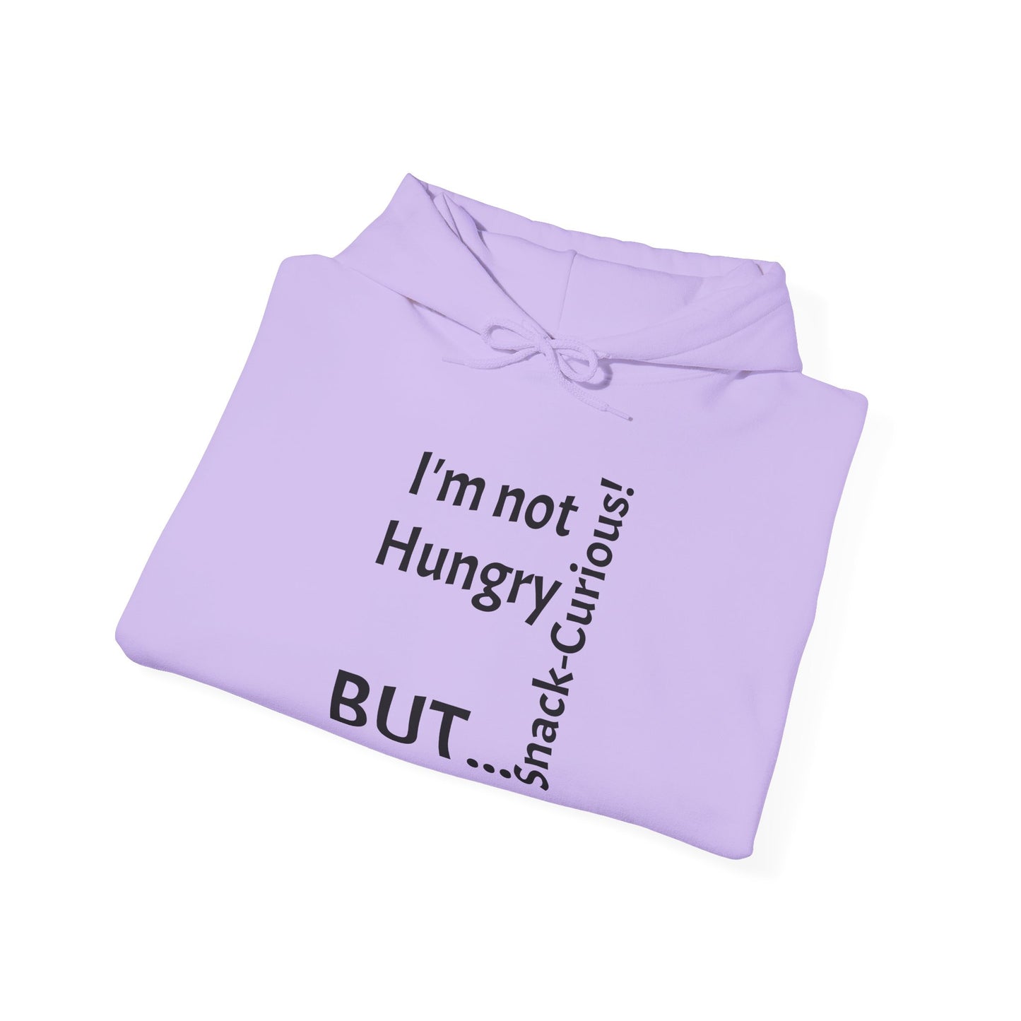 "I'm Not Hungry, But... Snack-Curious!" - Sweatshirt Unissexo Heavy Blend™ com Capuz