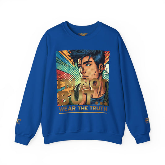 "Edição Especial –Olhar Determinado" - Sweatshirt Unissexo Heavy Blend™ com Gola Redonda