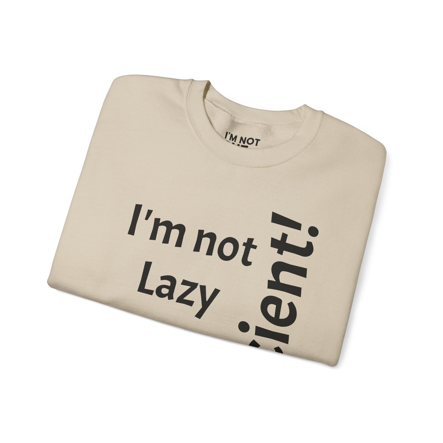 "I'm not lazy, but efficient!" - Sweatshirt Unissexo Heavy Blend™