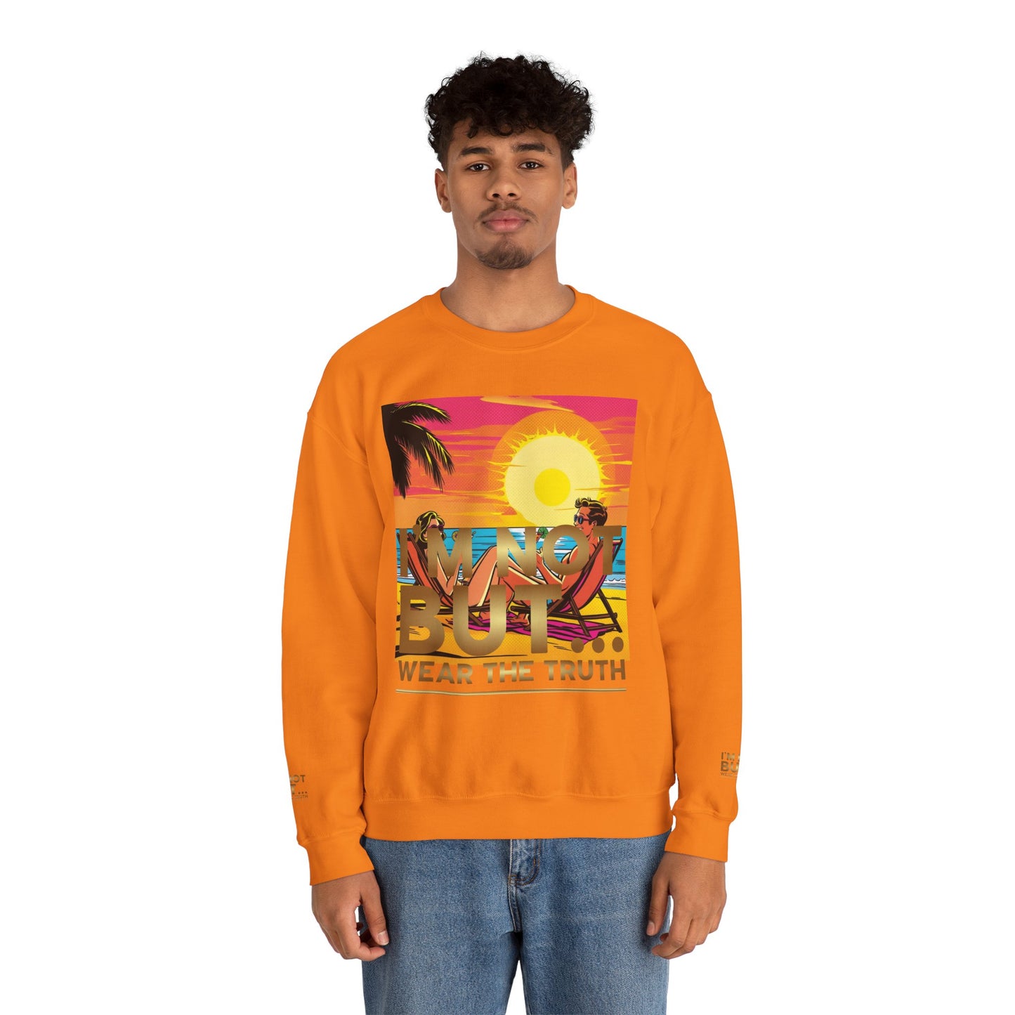 "Edição Especial – Sunset" - Sweatshirt Unissexo Heavy Blend™ com Gola Redonda