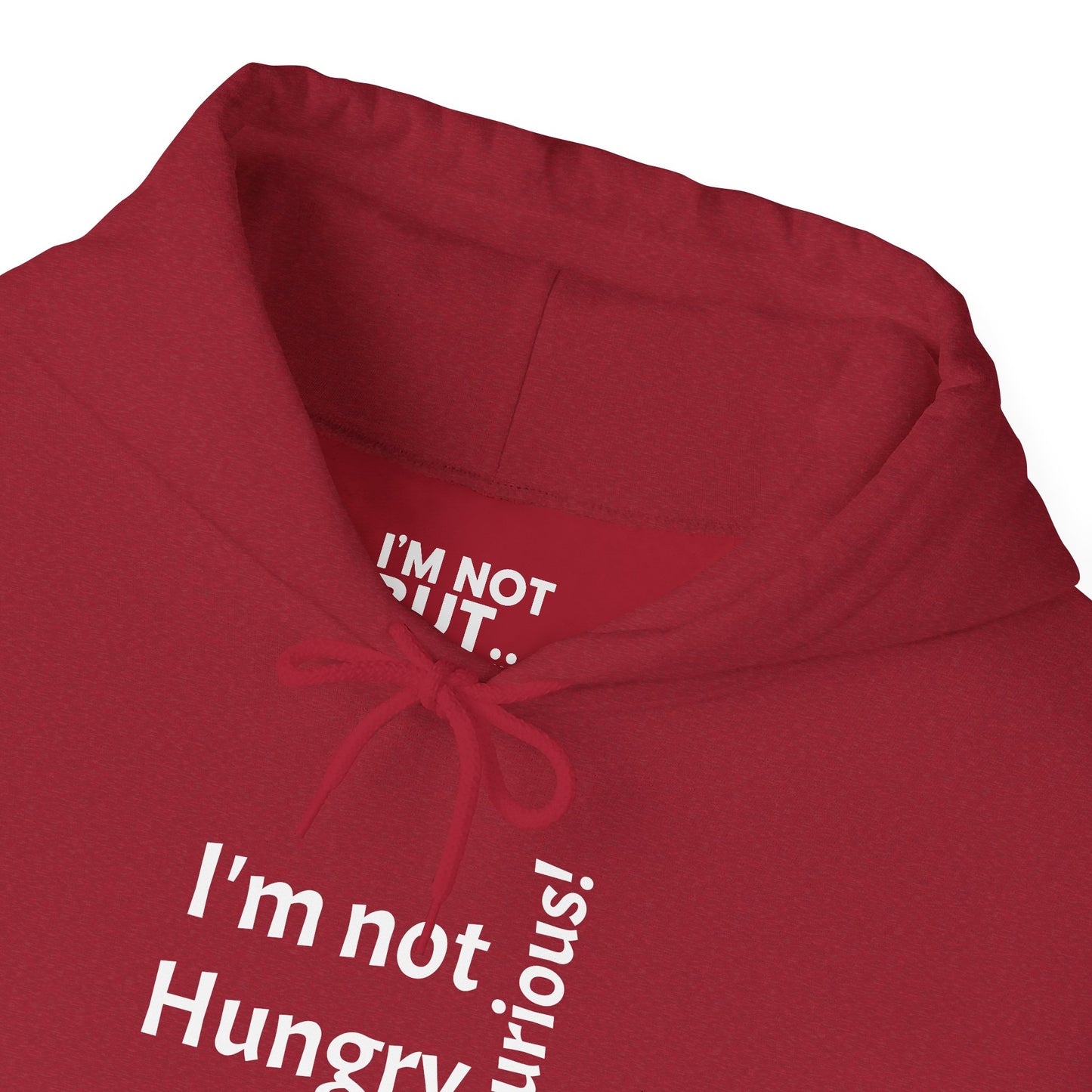 "I'm Not Hungry, But... Snack-Curious!"- Sweatshirt Unissexo Heavy Blend™ com Capuz