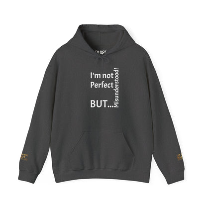 « Je ne suis pas parfait, MAIS incompris ! » - Sweat-shirt à capuche unisexe Heavy Blend™ 