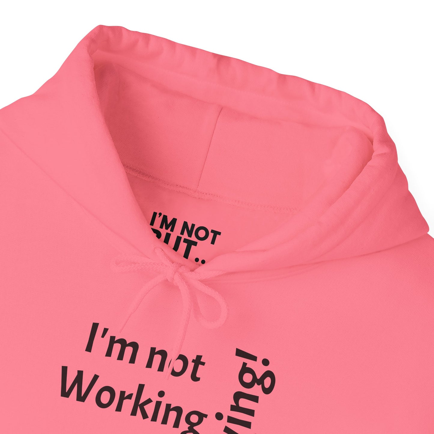 "I'm Not Working, But... Surviving!" - Sweatshirt Unissexo Heavy Blend™ com Capuz