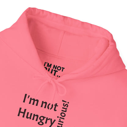 "I'm Not Hungry, But... Snack-Curious!" - Sweatshirt Unissexo Heavy Blend™ com Capuz