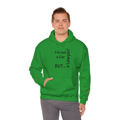 "I'm Not a Liar, But... a Lawyer!" - Sweatshirt Unissexo Heavy Blend™ com Capuz