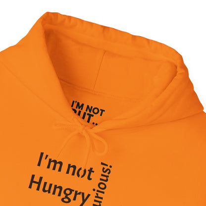 "I'm Not Hungry, But... Snack-Curious!" - Sweatshirt Unissexo Heavy Blend™ com Capuz