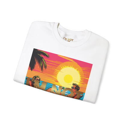 "Edição Especial – Sunset" - Sweatshirt Unissexo Heavy Blend™ com Gola Redonda