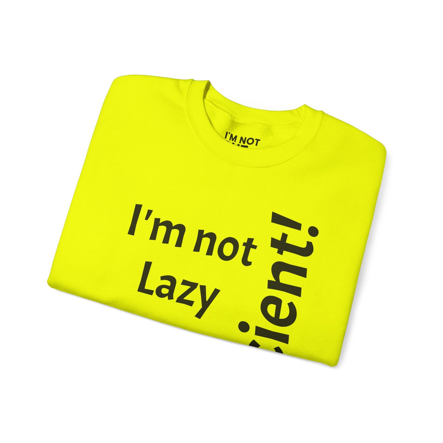 "I'm not lazy, but efficient!" - Sweatshirt Unissexo Heavy Blend™