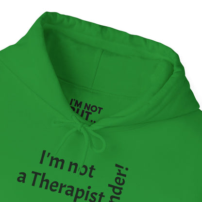 "I'm Not a Therapist, But a Bartender!" - Sweatshirt Unissexo Heavy Blend™ com Capuz