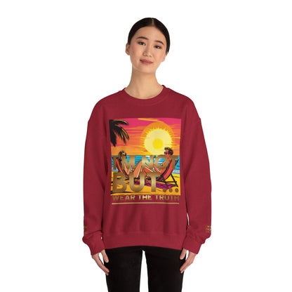 "Edição Especial – Sunset" - Sweatshirt Unissexo Heavy Blend™ com Gola Redonda