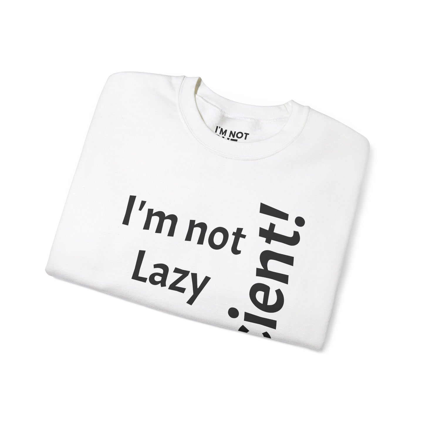 "I'm not lazy, but efficient!" - Sweatshirt Unissexo Heavy Blend™