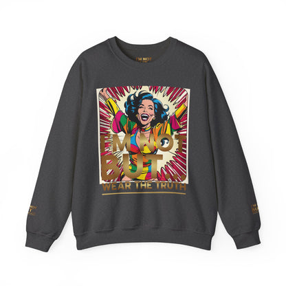 "Edição Especial –Boom! Expressa-te" - Sweatshirt Unissexo Heavy Blend™ com Gola Redonda