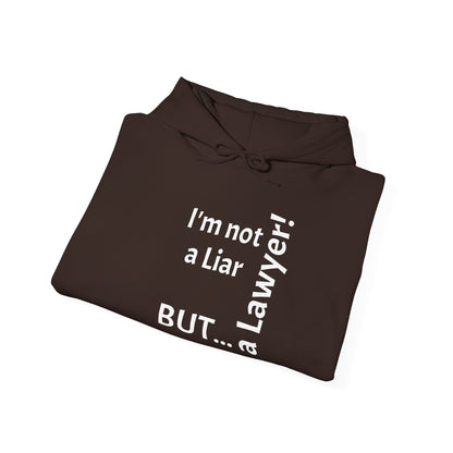 "I'm Not a Liar, But... a Lawyer!" - Sweatshirt Unissexo Heavy Blend™ com Capuz