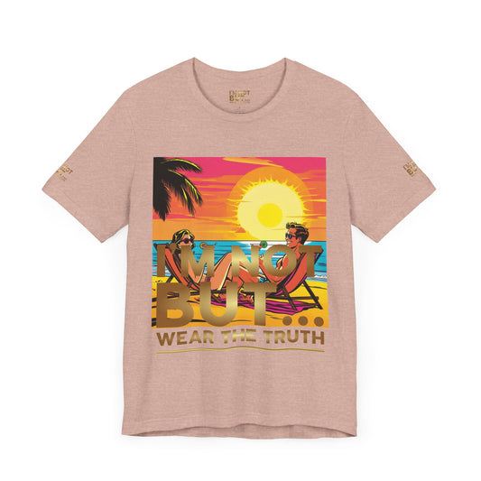 "Edição Especial – Sunset" - T-Shirt Unissexo de Manga Curta em Jersey