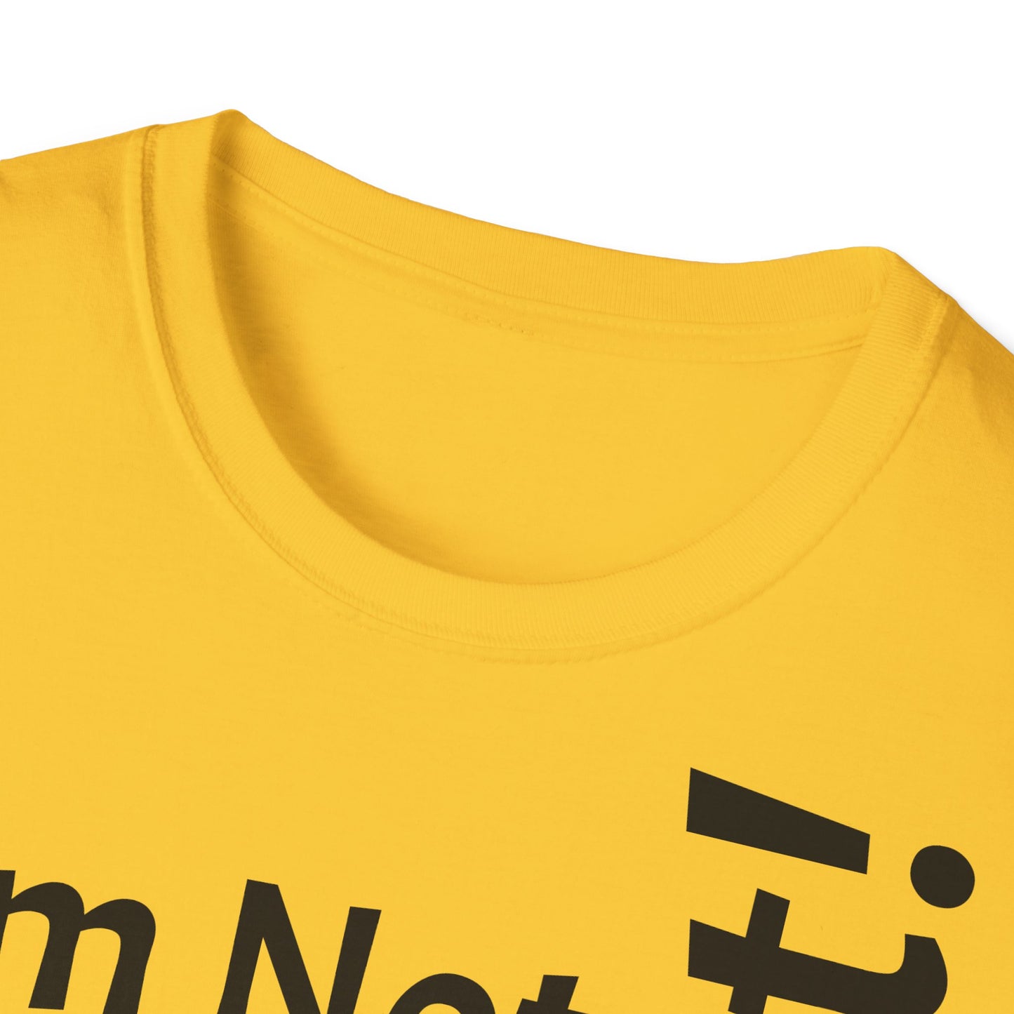 I'm Not Lazy, But Efficient! - T-Shirt Unissexo de Algodão Suave