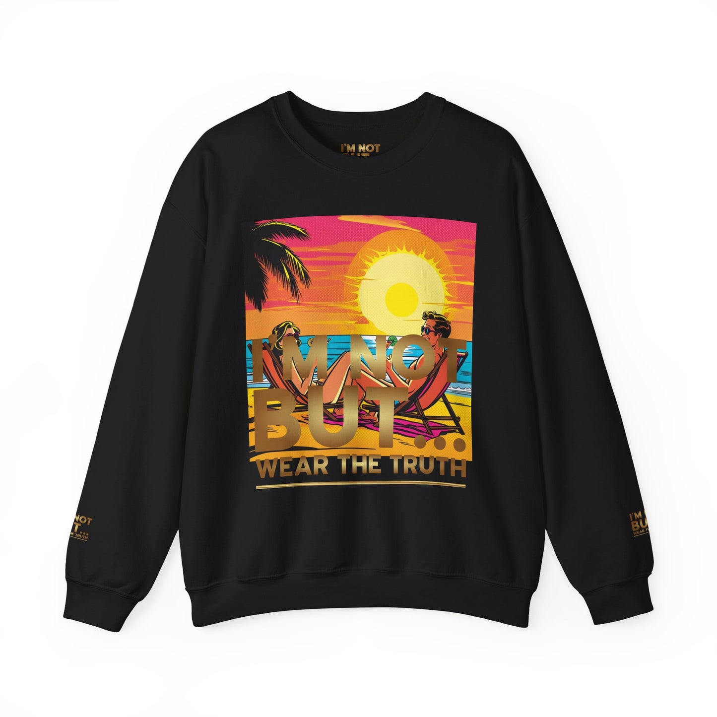 "Edição Especial – Sunset" - Sweatshirt Unissexo Heavy Blend™ com Gola Redonda