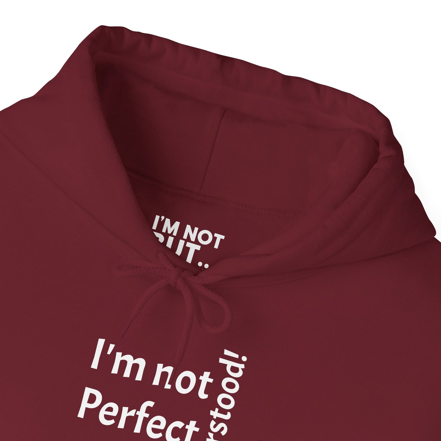 « Je ne suis pas parfait, MAIS incompris ! » - Sweat-shirt à capuche unisexe Heavy Blend™ 