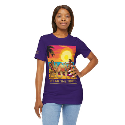 "Edição Especial – Sunset" - T-Shirt Unissexo de Manga Curta em Jersey