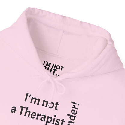 "I'm Not a Therapist, But a Bartender!" - Sweatshirt Unissexo Heavy Blend™ com Capuz