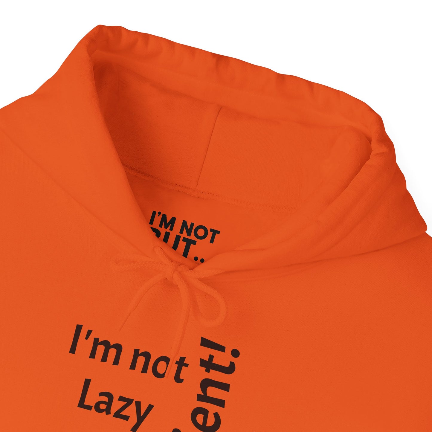 "Je ne suis pas paresseux, MAIS efficace !" - Sweat-shirt à capuche unisexe Heavy Blend™ 