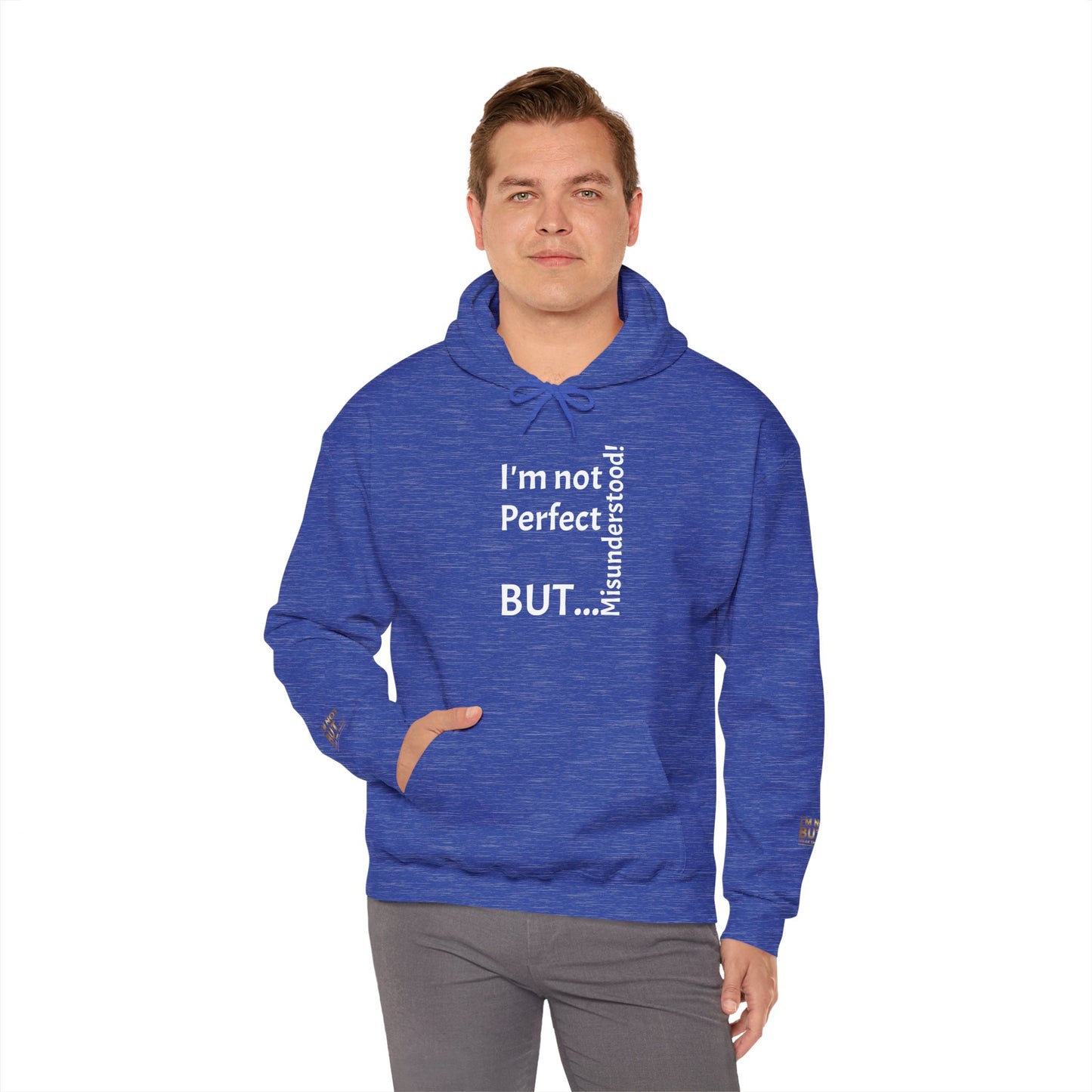 "I'm not Perfect, But... Misunderstood!" - Sweatshirt Unissexo Heavy Blend™ com Capuz