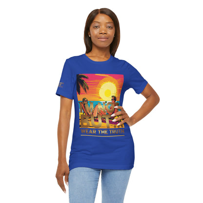 "Edição Especial – Sunset" - T-Shirt Unissexo de Manga Curta em Jersey