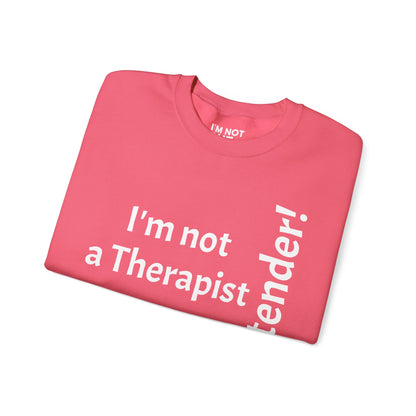 "I'm Not a Therapist, But a Bartender!" - Sweatshirt Unissexo Heavy Blend™