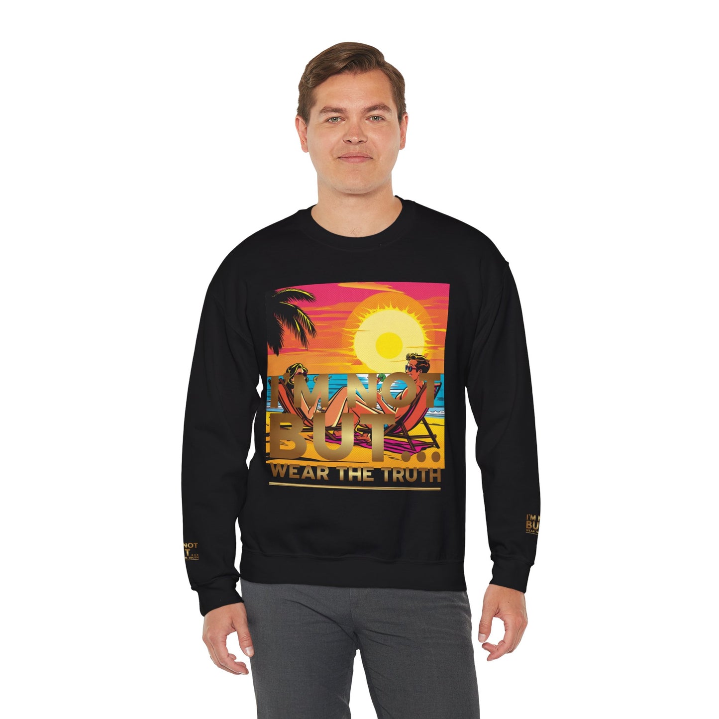 "Edição Especial – Sunset" - Sweatshirt Unissexo Heavy Blend™ com Gola Redonda