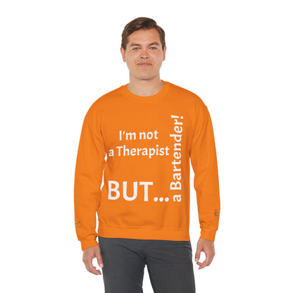 "I'm Not a Therapist, But a Bartender!" - Sweatshirt Unissexo Heavy Blend™