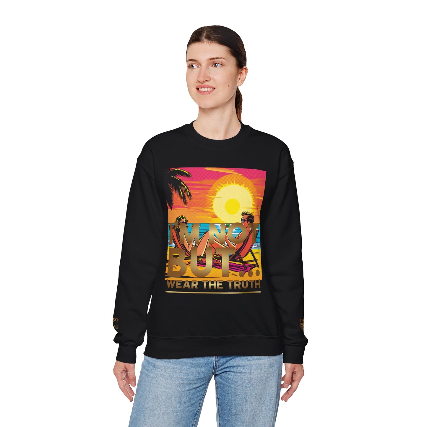 "Edição Especial – Sunset" - Sweatshirt Unissexo Heavy Blend™ com Gola Redonda