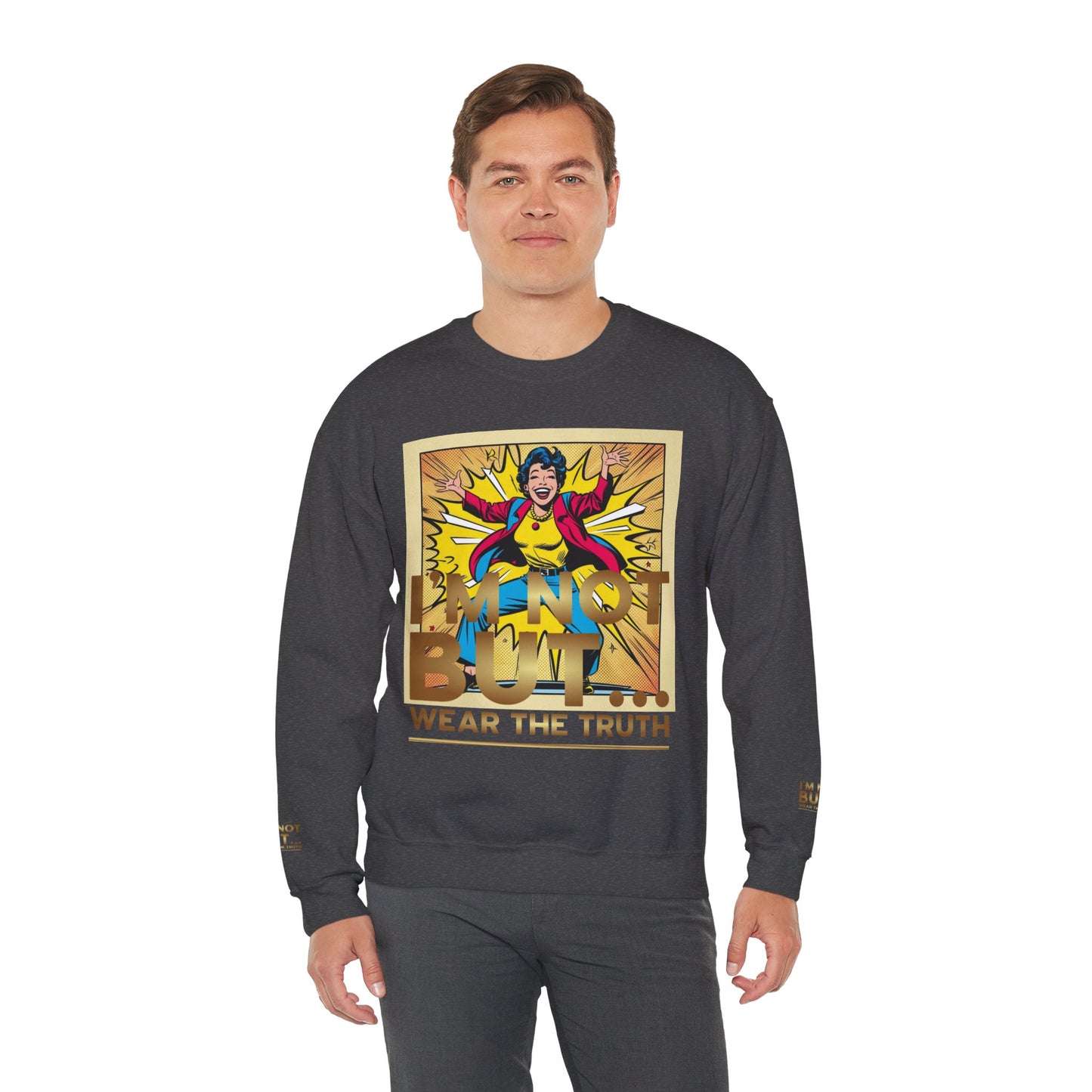 "Edição Especial –Energia Pura" - Sweatshirt Unissexo Heavy Blend™ com Gola Redonda