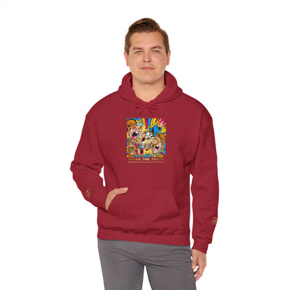 "Edição Especial –Descontrolo com Estilo" - Sweatshirt Unissexo Heavy Blend™ com Capuz