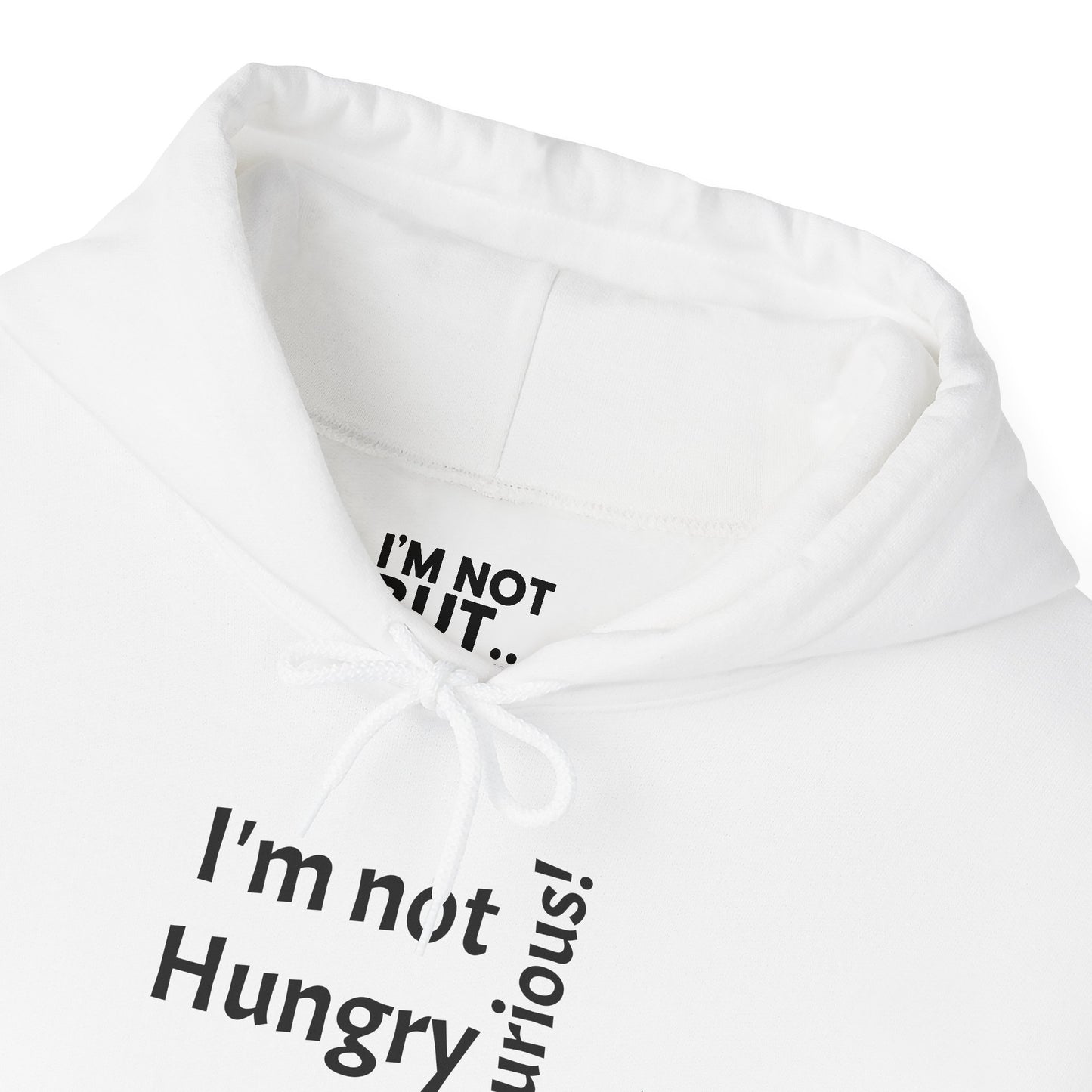 "I'm Not Hungry, But... Snack-Curious!" - Sweatshirt Unissexo Heavy Blend™ com Capuz